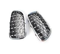 Parrilla Delantera Compatible Con Para Serie 5 F11 2010 2011 2012 2013 2014 2015 2016 Parrilla Riñón Delantera Automática Rejilla Malla Para Diamante Izquierda Derecha 2 Piezas