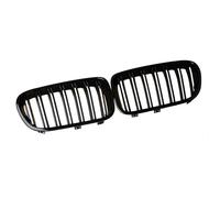 Parrilla delantera Compatible Con Para X3 F25 2010-2013 1 Par Rejillas Delanteras Riñón Negro Brillante Reemplazo Parrilla Parachoques Carreras Autos Estilo Doble Línea