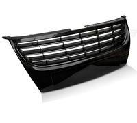 Parrilla delantera compatible con Volkswagen Touran 2007 2008 2009 2010 parrilla central delantera Sport GV-256 negro brillante