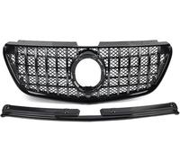 parrilla delantera de automóvil Parrilla delantera para Benz W447 Metris para Vito 2016(Negro)