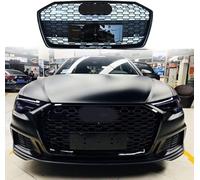 Parrilla Delantera de Coche para Audi A6L/RS6 2019-2021 Rejilla Central Parachoques Delantero Parachoques Superior Coche Parrilla