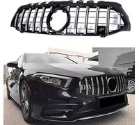 Parrilla Delantera de Coche para Benz A Class W177 A200 A250 A35 AMG 2019-2022 Rejilla Central Parachoques Delantero Parachoques Superior Coche Parrilla