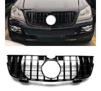 Parrilla Delantera de Coche para Benz GL Class X164 GL320 2007-2012 GT GL320 GL450 GL350 Rejilla Central Parachoques Delantero Parachoques Superior Coche Parrilla