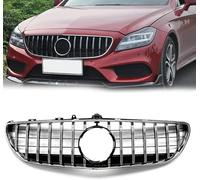 Parrilla Delantera de Coche para Benz W218 CLS Class 2015-2018 Rejilla Central Parachoques Delantero Parachoques Superior Coche Parrilla
