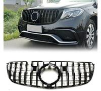 Parrilla Delantera de Coche para Benz X166 GLS-Klasse 2016-2019 GLS400 Rejilla Central Parachoques Delantero Parachoques Superior Coche Parrilla