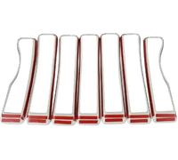 Parrilla Delantera de Coche para Jeep para Wrangler JL 2018 2019 Rejilla Delantera del vehículo