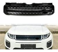 Parrilla Delantera de Coche para Range Rover Evoque 2010-2018 Rejilla Central Parachoques Delantero Parachoques Superior Coche Parrilla