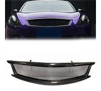 Parrilla Delantera De Fibra Carbono Real Estilo Panal 4 Puertas Parachoques Superior del Coche Malla para Nissan para Skyle 2010-2014
