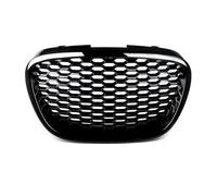 Parrilla Delantera De Malla Tipo Panal Sin Emblema Para Seat Para Leon MK2 1P Para Altea Y Para Toledo Mk3 2004-2009(Glossy Black)