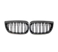 Parrilla delantera de repuesto para BMW E81 E87 120d 120i 130i, parrilla frontal de riñón para coche, parrilla de carreras, parrilla negra brillante 2004-2006, rejillas delanteras de ABS
