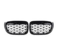 Parrilla Delantera Del Coche Accesorio Coche Rejilla Riñón Delantera Para X3 Para F25 Para X4 Para F26 2014 2015 2016 2017 Diamond Meteor Rejillas Malla Último Estilo Plástico(Negro)