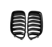 Parrilla Delantera Del Coche Parrilla De Doble Listón Frontal De Riñón Negro Brillante Para Serie 5 Para F10 Para F11 Para F18 2010-2017 Parrillas De Carreras De Doble Línea