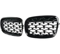 Parrilla delantera del coche Parrilla de doble puente para BMW E70, E71, E72, X5 y X6 (2007-2013)