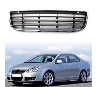 Parrilla Delantera Del Radiador, Rejilla central inferior del parachoques delantero del coche con marco cromado, for VW, for Jetta MK5 2005 2006 2007 2008 2009 2010, 1K0853677C