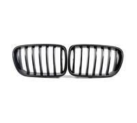 Parrilla Delantera Par Rejillas Delanteras Tipo Riñón Parachoques Carreras Para X3 F25 2010 2011 2012 2013 Rejilla Radiador(Gloss Black A)