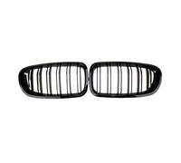 Parrilla delantera Para 5 Series F10 F11 F18 520d 530d 540i 2010-2017 1 par de parrilla carreras listones dobles negro brillante