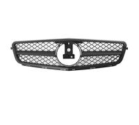 Parrilla Delantera Para Benz C Para Clase W204 2007-2014 Rejilla Parachoques Delantero Capó Entrada Repuesto Tuning(A*M Matte Black)