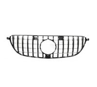 Parrilla Delantera Para Benz Para W166 Para GLE63 Para SUV Para COUPE 2016-2019 Parrilla Delantera Parachoques Superior Capó De Malla(Black)