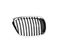 Parrilla Delantera Para BMW 525i 528i 530i 540i Para M5 E39 1997-2003 Rejilla Frontal Cromada Negra Para Coche 51137005837 51137005838 Parrillas Del Radiador(Right 51137005838)