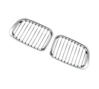 Parrilla Delantera Para BMW Para E46 Sedán De 4 Puertas 1998-2001 Parachoques Delantero Cromado, Parrilla De Riñón De Carreras Rejilla Central Delantero