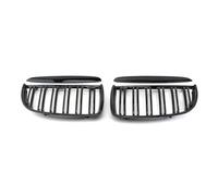 Parrilla Delantera Para BMW Para E90 E91 Para Serie 3 Para 320i 325i 328i 2005-2008 Parrilla Delantera Tipo Riñón Doble Listón Color Negro Mate Brillante Rejillas Frontales Radiador(Gloss Black)