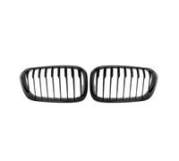 Parrilla Delantera Para BMW Para F20 F21 Para 120i Para Serie 1 2015-2017 Parachoques Delantero Parrilla Riñón Rejilla Negra Brillante Parrilla Carreras Listón Rejillas Frontales Radiador