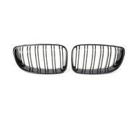 Parrilla Delantera Para BMW Para Serie 1 Para E81 E87 2008-2011 1 Par Parrilla Delantera Izquierda Y Derecha, Color Negro Brillante. Rejillas Frontales Radiador