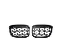 Parrilla Delantera Para BMW Para X3 G01 2018-2021 Parrillas Delanteras Tipo Riñón Rejilla Negra Brillante Personalización Automóviles(18-21 G*B Diamond)