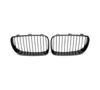 Parrilla Delantera Para BMW Serie 1 E81/E82/E87/E88 2007-2013 Par Rejillas Delanteras Coche Negras Brillantes Parrilla Carreras 51137166439 Parrillas Del Radiador