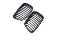 Parrilla Delantera Para BMW Serie 3 E46 Sedán 4 Puertas Para Touring 330i 320i 325i 328i Parrilla Riñón Una Sola Línea Cromada Negra Mate Rejilla Parachoques(Matte Black)
