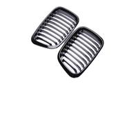 Parrilla Delantera Para BMW Serie 3 E46 Sedán 4 Puertas Para Touring 330i 320i 325i 328i Parrilla Riñón Una Sola Línea Cromada Negra Mate Rejilla Parachoques(Gloss Black)
