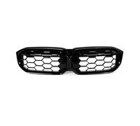 Parrilla Delantera Para BMW Serie 3 G20 LCI 2023 Rejilla Parachoques Delantera Estilo Diamante Con Diseño Panal Abeja Negra Rejilla Parachoques