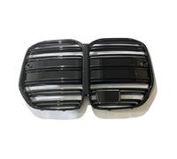 Parrilla Delantera Para BMW Serie 4 2 Puertas G22 2021-2024 ACC Parachoques Delantero Malla Capó Tipo Panal ABS Parrillas Carreras Parrilla Rejillas frontales de radiador(With ACC)