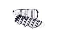Parrilla Delantera Para BMW Serie 4 Gran F32 F33 F36 F80 F82 420 430 440 2013-2020 Parrilla Cromada Negra Brillante Rejilla Doble Listón Parrillas Del Radiador(Chrome Black)