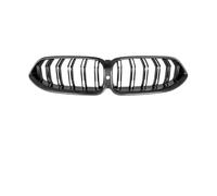Parrilla Delantera Para BMW Serie 8 G14 G15 G16 2018-2022 Parachoques Delantero Capó Rejilla Riñón Estilo Carbono Negro Piano Rejilla Parachoques(Dual Carbon Style)