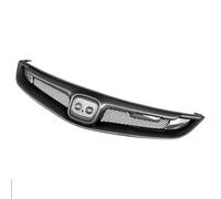 Parrilla Delantera Para Civic 2006-2011 Parrilla Delantera Automática Parrillas Carreras Capó Parachoques Superior Kit Carrocería Malla Rejilla(Carbon Fiber Look)