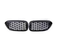 Parrilla Delantera Para G30 G31 G38 5 Series 525i 528i 530i 540i 2017-2020, Parrilla Delantera De Riñón, Parrillas De Diamante Parachoques delantero parrilla(Negro brillante)