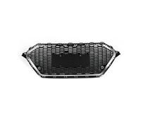 Parrilla Delantera Para Hyundai Para Elantra 2016-2021 Parrillas Carreras ABS Cubierta Divisora Parachoques Delantero Kit Carrocería Parrillas Para Coche(Silver)