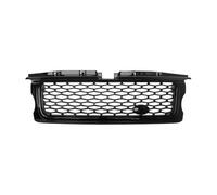 Parrilla Delantera Para Land Para Rover Para Range Para Rover Para Sport 2005-2009 Rejilla Superior Del Parachoques Delantero Del Coche Rejillas Frontales Radiador(Negro)