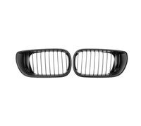 Parrilla Delantera Para Serie 3 4 Puertas E46 Para Touring Para Saloon 320i 325Xi 330Xi 2002-2005 Parachoques Delantero Coche Parrilla Carreras Riñón Rejillas Frontales Radiador(Matte Black)