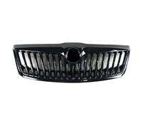 Parrilla Delantera Para Skoda Para Octavia 2010-2014 Coche Kit Carrocería Parachoques Delantero Carreras Tuning Parrillas Radiador Rejilla De Entrada Aire Rejilla Paragolpes(Bright black)