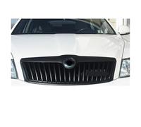 Parrilla Delantera Para Skoda Para Octavia Grill 2010-2013 Máscara Parachoques Delantero Coche Rejilla Radiador Kit Carrocería Carreras Parrillas Para Coche(Matt black)
