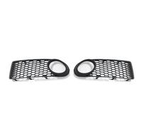 Parrilla Delantera Para VW Para Beetle Para Cabrio 2006-2011 Parachoques Delantero Lámpara Antiniebla Luz Rejilla Cubierta Marco Malla Nido Abeja(1 Left and 1 Right)