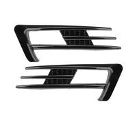 Parrilla Delantera para VW para Golf 7 MK7 2012-2017 Pre-Facelift Parachoques Delantero Alerón Labios Parachoques Faros Antiniebla Rejilla Cubierta Embellecedor Kit Rejilla De Radiador(Glossy Black)