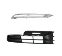 Parrilla Delantera Para VW Para Phaeton 2011-2013 Rejillas Luz Antiniebla Parachoques Delantero Coche Izquierda Derecha Marco Parrilla 3D0853665J(Right with Silver)