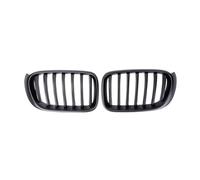 Parrilla Delantera Para X3 F25 Para X4 F26 2014-2017 Parachoques Delantero Coche Parrilla Riñón Parrilla Carreras Parrillas Una Sola Lama Rejilla Radiador(Matte Black)