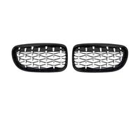 Parrilla Delantera Parrilla De Carreras Cromada Estilo Diamante Para Serie 3 E90 E91 2009-2012 Rejilla De Riñón Color Negro Brillante Parrilla Frontal(Diamonds-Chrome)