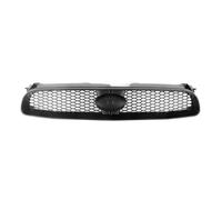 Parrilla Delantera Parrilla Delantera Racing Grill Coche Parachoques Superior Capó Malla Accesorios Compatible Con Subaru Para Impreza 8th 2004 2005(Matte Black)