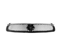 Parrilla Delantera Parrilla Delantera Racing Grill Coche Parachoques Superior Capó Malla Accesorios Compatible Con Subaru Para Impreza 8th 2004 2005(Glossy Black)