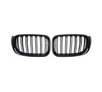 Parrilla Delantera Parrilla Delantera Riñón Carreras Para X3 F25 Para X4 F26 2014-2017 Rejilla Doble Listón ABS Rejilla Radiador(Gloss Black)